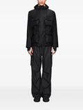 Rains hooded front-pockets jacket
