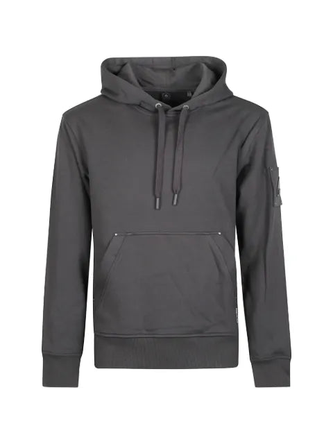 Moose Knuckles logo-patch drawstring hoodie