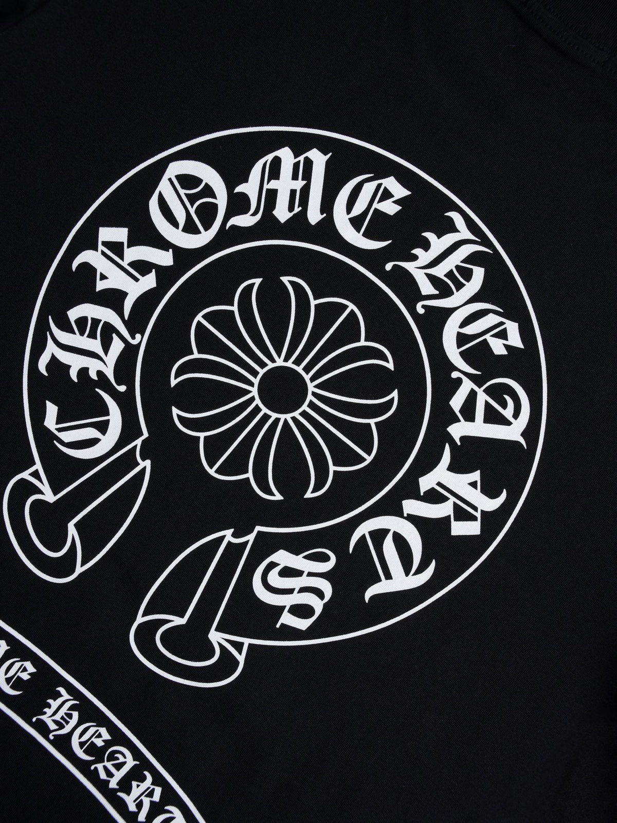Chrome Hearts Horseshoe Floral Graphic T-Shirt